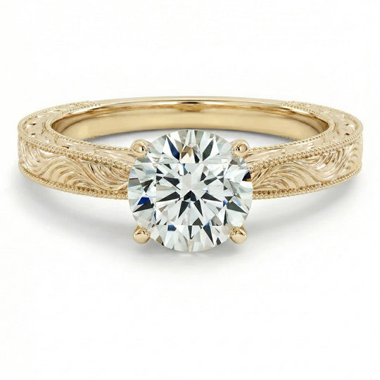 Eden Engraved Solitaire